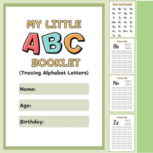 ALPHABET HANDWRITING BOOK 28 PAGES