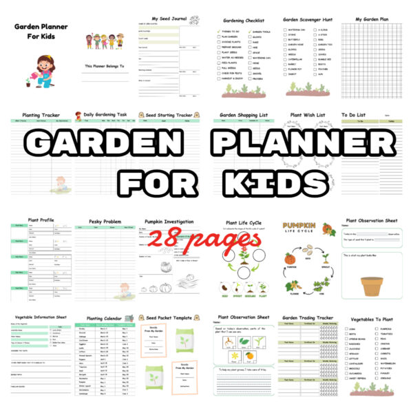 28 Garden Planner For KIds