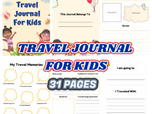 31 Travel Journal For Kids