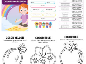 32 Kindergarten Colors Workbook