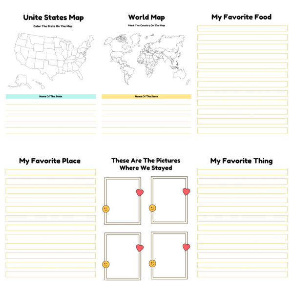 31 Travel Journal For Kids