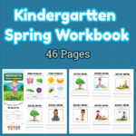 Kindergarten Spring Workbook