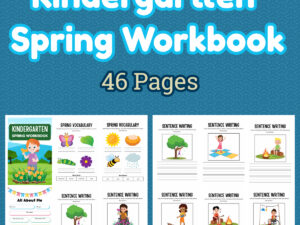Kindergarten Spring Workbook