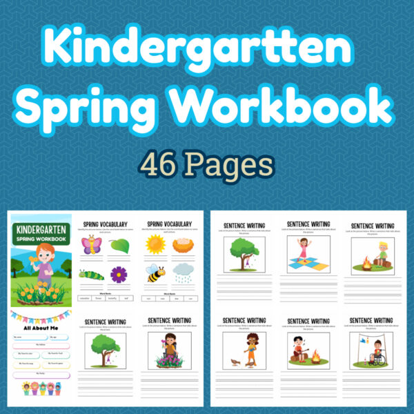 Kindergarten Spring Workbook
