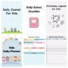 All 4 Planners Bundle for Kids – Ultimate Organization & Learning Set!