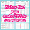 chore chart cover page