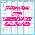 chore chart cover page