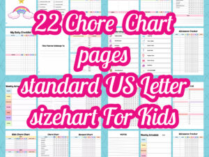 chore chart cover page