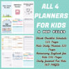 All 4 Planners Bundle for Kids – Ultimate Organization & Learning Set!