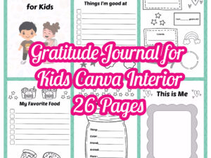 26 Gratitude Journal for Kids