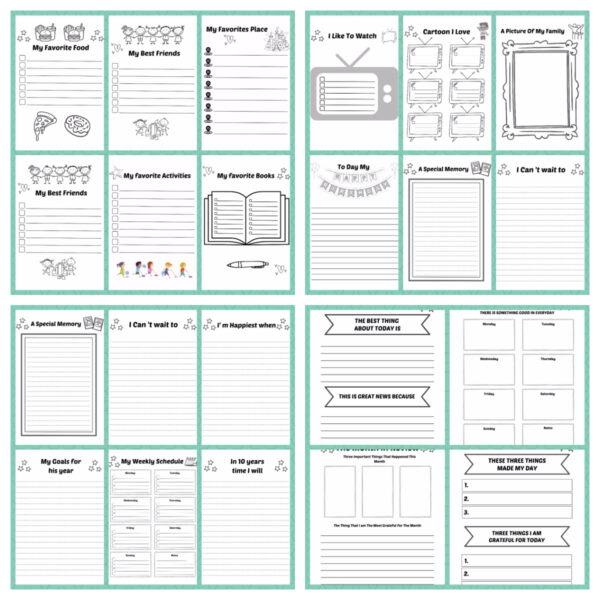 26 Gratitude Journal for Kids