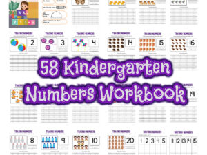 58 Kindergarten Numbers Workbook